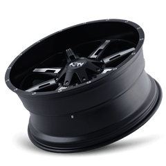 17x9 ION 184 5x5 5x5.5 Offset (18) Center Bore (87) Style #184 | 184 - 7952M18 - Black Patch Performance - ION1847952M18