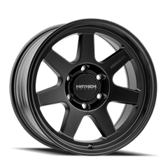 17x9 MAYHEM CONVOY 6x5.5 Offset ( - 6) Center Bore (106) Style #8307 | 8307 - 7983MB - Black Patch Performance - MAYH83077983MB