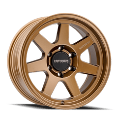 17x9 MAYHEM CONVOY 6x5.5 Offset ( - 6) Center Bore (106) Style #8307 | 8307 - 7983MZ - Black Patch Performance - MAYH83077983MZ