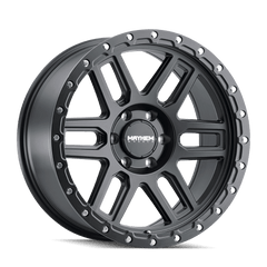 17x9 MAYHEM DELTA 5x5.5 Offset (0) Center Bore (108.1) Style #8304 | 8304 - 7985MB - Black Patch Performance - MAYH83047985MB