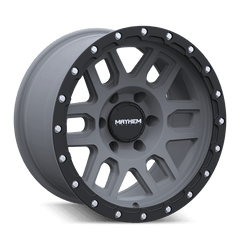 17x9 MAYHEM DELTA 6x5.5 Offset ( - 12) Center Bore (106) Style #8304 | 8304 - 7983MGT12 - Black Patch Performance - MAYH83047983MGT12