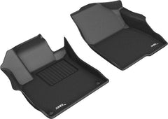 18 - 22 Honda Accord Floor Mat Set - Front - Black Patch Performance - 3DMAL1HD09811509