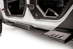 18 - 22 Jeep Wrangler Rocker Panel Guard - Black Patch Performance - FABFJL18G15501