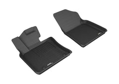 18 - 22 Toyota Camry Floor Mat Set - Front - Black Patch Performance - 3DMAL1TY23711509
