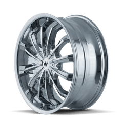 18x7.5 MAZZI FUSION 5x100 5x105 Offset (40) Center Bore (72.62) Style #341 | 341 - 8705C - Black Patch Performance - MAZZ3418705C