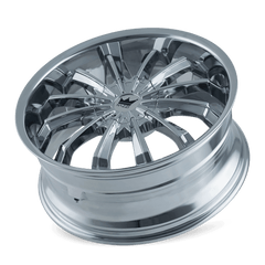 18x7.5 MAZZI FUSION 5x4.25 5x4.5 Offset (40) Center Bore (72.62) Style #341 | 341 - 8714C - Black Patch Performance - MAZZ3418714C