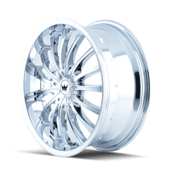 18x7.5 MAZZI HYPE 5x105 5x115 Offset (40) Center Bore (72.62) Style #351 | 351 - 8729C - Black Patch Performance - MAZZ3518729C