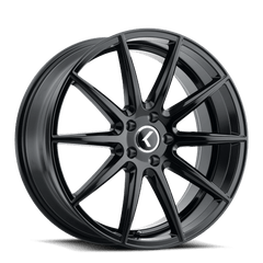 18x8 KRAZE COSMOS 5x112 Offset (40) Center Bore (66.56) Style #KR194 | KR194 - 8845GB40 - Black Patch Performance - KRAZKR1948845GB40