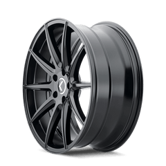18x8 KRAZE COSMOS 5x112 Offset (40) Center Bore (66.56) Style #KR194 | KR194 - 8845GB40 - Black Patch Performance - KRAZKR1948845GB40