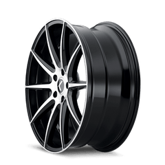18x8 KRAZE COSMOS 5x120 Offset (40) Center Bore (74.1) Style #KR194 | KR194 - 8812BM40 - Black Patch Performance - KRAZKR1948812BM40