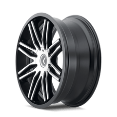 18x8 KRAZE CRAY 5x110 5x115 Offset (40) Center Bore (73) Style #KR141 | KR141 - 8811BM40 - Black Patch Performance - KRAZKR1418811BM40