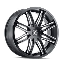 18x8 KRAZE CRAY 5x4.25 5x4.5 Offset (40) Center Bore (73) Style #KR141 | KR141 - 8814M40 - Black Patch Performance - KRAZKR1418814M40