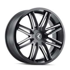 18x8 KRAZE CRAY 5x4.5 5x120 Offset (40) Center Bore (73) Style #KR141 | KR141 - 8804M40 - Black Patch Performance - KRAZKR1418804M40