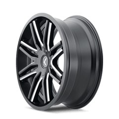18x8 KRAZE CRAY 5x4.5 5x120 Offset (40) Center Bore (73) Style #KR141 | KR141 - 8804M40 - Black Patch Performance - KRAZKR1418804M40