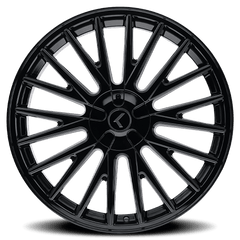 18x8 KRAZE DOUBLE DOWN 5x112 5x120 Offset (40) Center Bore (74.1) Style #KR185 | KR185 - 8809B40 - Black Patch Performance - KRAZKR1858809B40