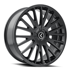 18x8 KRAZE DOUBLE DOWN 5x4.25 5x4.5 Offset (40) Center Bore (73) Style #KR185 | KR185 - 8814B40 - Black Patch Performance - KRAZKR1858814B40