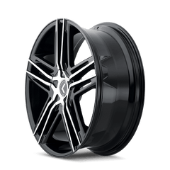 18x8 KRAZE HELLA 5x4.5 5x120 Offset (40) Center Bore (74.1) Style #KR157 | KR157 - 8804BM40 - Black Patch Performance - KRAZKR1578804BM40