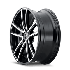 18x8 KRAZE LUSSO 5x112 Offset (40) Center Bore (66.56) Style #KR190 | KR190 - 8845BM40 - Black Patch Performance - KRAZKR1908845BM40