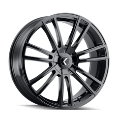 18x8 KRAZE SPECTRA 5x112 5x120 Offset (40) Center Bore (74.1) Style #KR183 | KR183 - 8809GB40 - Black Patch Performance - KRAZKR1838809GB40