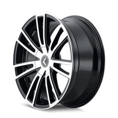 18x8 KRAZE SPECTRA 5x4.25 5x4.5 Offset (40) Center Bore (72.62) Style #KR183 | KR183 - 8814BM40 - Black Patch Performance - KRAZKR1838814BM40