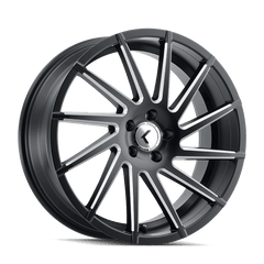 18x8 KRAZE SPINNER 5x120 Offset (40) Center Bore (74.1) Style #KR181 | KR181 - 8812M40 - Black Patch Performance - KRAZKR1818812M40