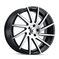 18x8 KRAZE SPINNER 5x4.5 Offset (40) Center Bore (74.1) Style #KR181 | KR181 - 8865BM40 - Black Patch Performance - KRAZKR1818865BM40