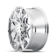 18x8 MAZZI BIG EASY 5x110 5x115 Offset (35) Center Bore (72.6) Style #372 | 372 - 8811C - Black Patch Performance - MAZZ3728811C