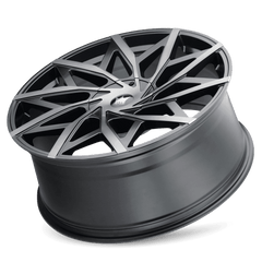 18x8 MAZZI BIG EASY 5x112 5x120 Offset (35) Center Bore (74.1) Style #372 | 372 - 8809TM - Black Patch Performance - MAZZ3728809TM