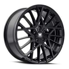 18x8 MAZZI JINX 5x112 Offset (40) Center Bore (66.56) Style #378 | 378 - 8845GB40 - Black Patch Performance - MAZZ3788845GB40
