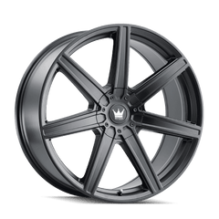 18x8 MAZZI LAGUNA 5x112 5x120 Offset (35) Center Bore (74.1) Style #376 | 376 - 8809MB - Black Patch Performance - MAZZ3768809MB