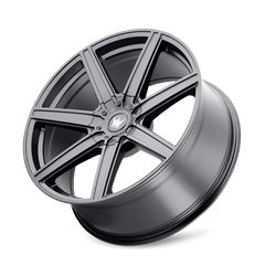 18x8 MAZZI LAGUNA 5x112 5x120 Offset (35) Center Bore (74.1) Style #376 | 376 - 8809MB - Black Patch Performance - MAZZ3768809MB