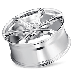 18x8 MAZZI STILTS 6x135 6x5.5 Offset (20) Center Bore (106) Style #371 | 371 - 8837C - Black Patch Performance - MAZZ3718837C