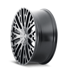 18x8 MAZZI TWIST TIE 5x112 5x120 Offset (35) Center Bore (74.1) Style #373 | 373 - 8809TM - Black Patch Performance - MAZZ3738809TM