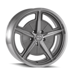 18x8 RIDLER 605 5x4.5 Offset (0) Center Bore (83.82) Style #605 | 605 - 8865GMDEEP - Black Patch Performance - RIDL6058865GMDEEP