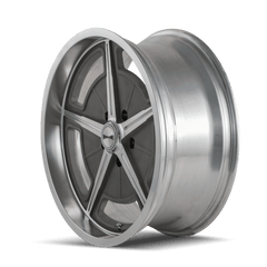 18x8 RIDLER 605 5x4.5 Offset (0) Center Bore (83.82) Style #605 | 605 - 8865GMDEEP - Black Patch Performance - RIDL6058865GMDEEP