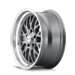 18x8 RIDLER 607 5x5 Offset (0) Center Bore (83.82) Style #607 | 607 - 8873G - Black Patch Performance - RIDL6078873G