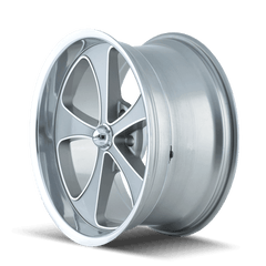 18x8 RIDLER 645 5x4.75 Offset (0) Center Bore (83.82) Style #645 | 645 - 8861GP - Black Patch Performance - RIDL6458861GP