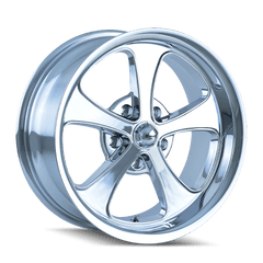18x8 RIDLER 645 5x5.5 Offset (0) Center Bore (108) Style #645 | 645 - 8885C - Black Patch Performance - RIDL6458885C