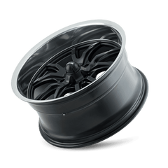 18x8 RIDLER 650 5x4.75 Offset (0) Center Bore (83.82) Style #650 | 650 - 8861MB - Black Patch Performance - RIDL6508861MB