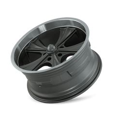 18x8 RIDLER 651 5x4.75 Offset (0) Center Bore (83.82) Style #651 | 651 - 8861G - Black Patch Performance - RIDL6518861G