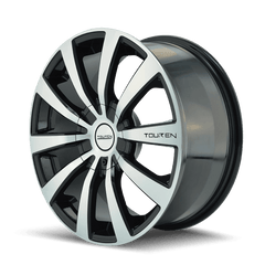 18x8 TOUREN TR3 5x4.5 5x120 Offset (20) Center Bore (74.1) Style #3130 | 3130 - 8804M - Black Patch Performance - TOUR31308804M