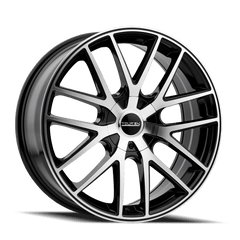 18x8 TOUREN TR60 5x112 5x120 Offset (40) Center Bore (74.1) Style #3260 | 3260 - 8809MB - Black Patch Performance - TOUR32608809MB