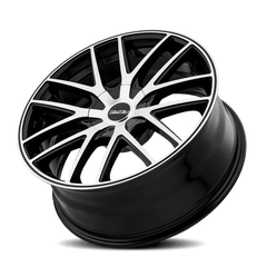 18x8 TOUREN TR60 5x112 5x120 Offset (40) Center Bore (74.1) Style #3260 | 3260 - 8809MB - Black Patch Performance - TOUR32608809MB