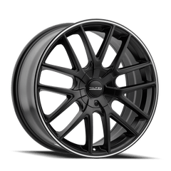 18x8 TOUREN TR60 5x115 5x120 Offset (20) Center Bore (74.1) Style #3260 | 3260 - 8818FMB - Black Patch Performance - TOUR32608818FMB