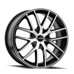 18x8 TOUREN TR60 5x5 Offset (40) Center Bore (71.5) Style #3260 | 3260 - 8873MB - Black Patch Performance - TOUR32608873MB