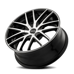 18x8 TOUREN TR60 5x5 Offset (40) Center Bore (71.5) Style #3260 | 3260 - 8873MB - Black Patch Performance - TOUR32608873MB