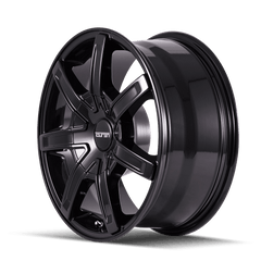 18x8 TOUREN TR65 6x120 6x132 Offset (30) Center Bore (74.5) Style #3265 | 3265 - 8890B - Black Patch Performance - TOUR32658890B