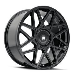 18x8 TOUREN TR66 5x4.25 5x4.5 Offset (35) Center Bore (72.62) Style #3266 | 3266 - 8814GB35 - Black Patch Performance - TOUR32668814GB35