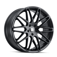 18x8 TOUREN TR75 5x112 Offset (40) Center Bore (66.56) Style #3275 | 3275 - 8845MB40 - Black Patch Performance - TOUR32758845MB40