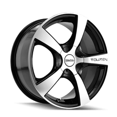 18x8 TOUREN TR9 5x5 Offset (40) Center Bore (71.5) Style #3190 | 3190 - 8873M - Black Patch Performance - TOUR31908873M